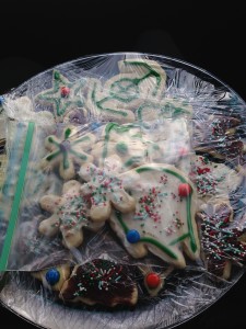 Kind of happenstance that we were driving down with Star Wars Christmas cookies in hand. 