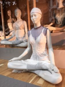 It's gonna get busy again here. Much like the ridiculous window at Selfridge's, I'm already prepping my best meditation routine with stylish abandon. Either that or I mean I'm just gonna be doing it in my skivvies. 